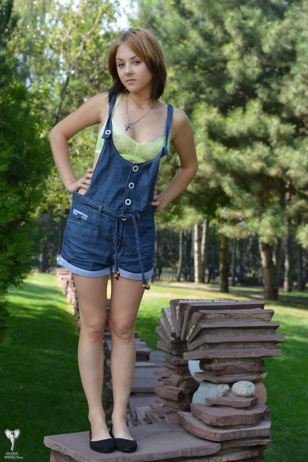 Arisha Silver Angels Denim Shorts 1 Xblog 