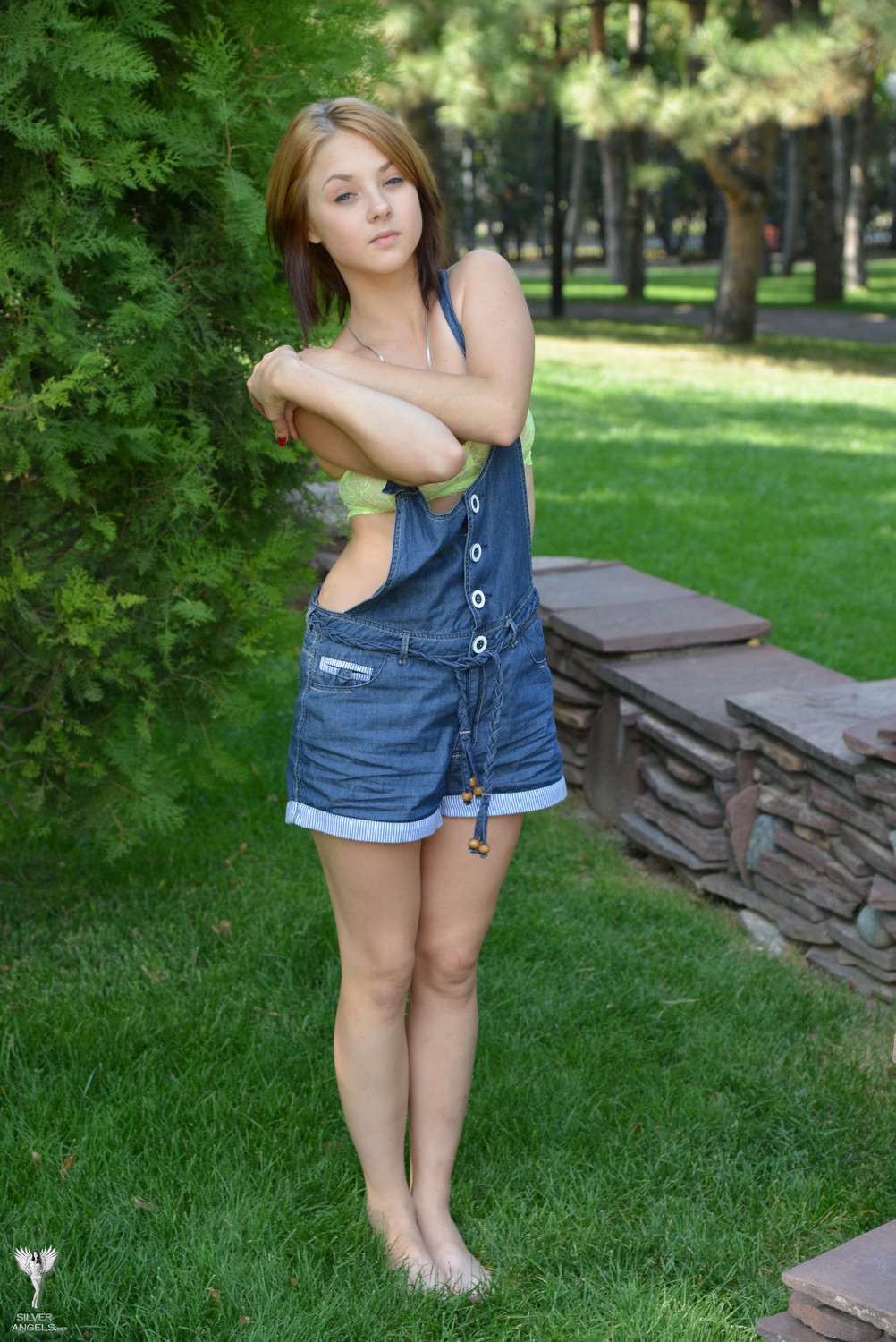 Arisha Silver Angels Denim Shorts 1 Xblog 